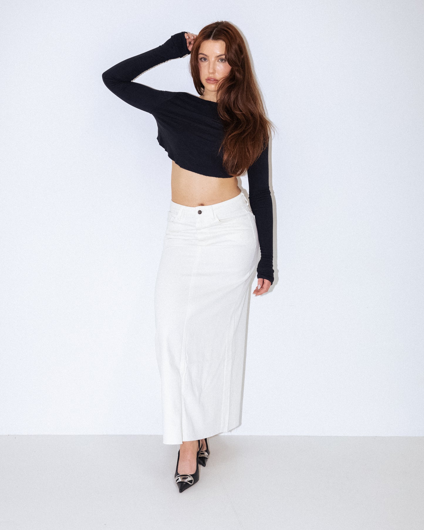 BLANCO Maxi Denim Skirt