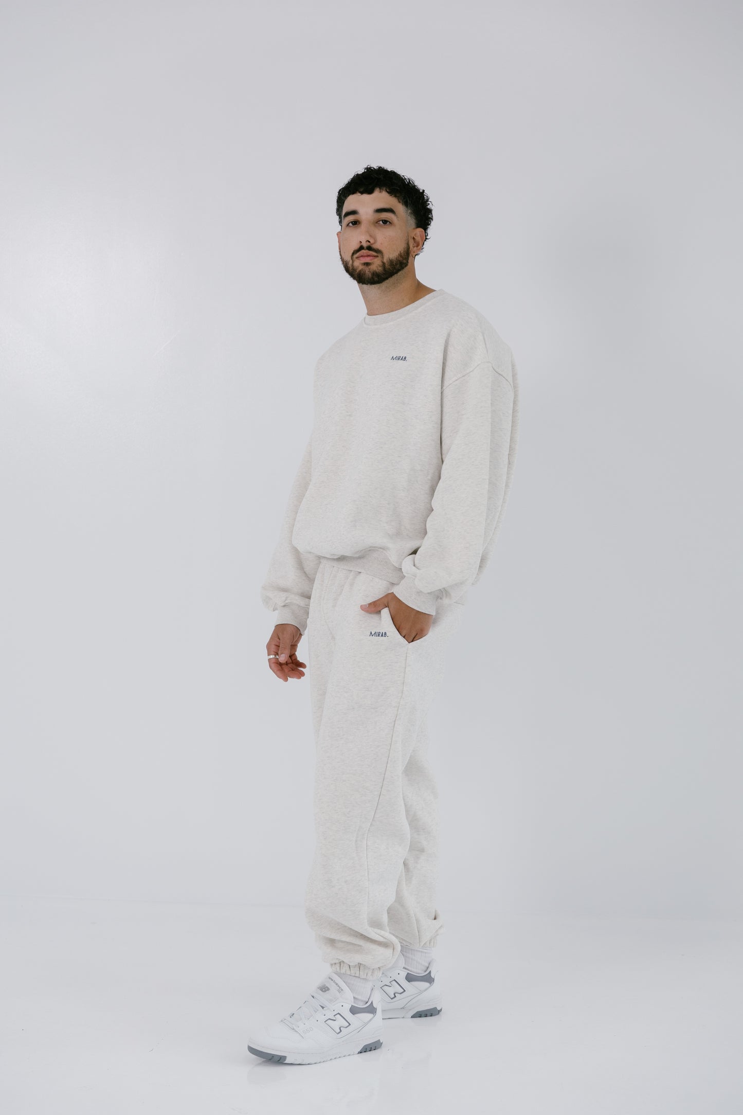 Oversized Sweatpants - Marle Grey