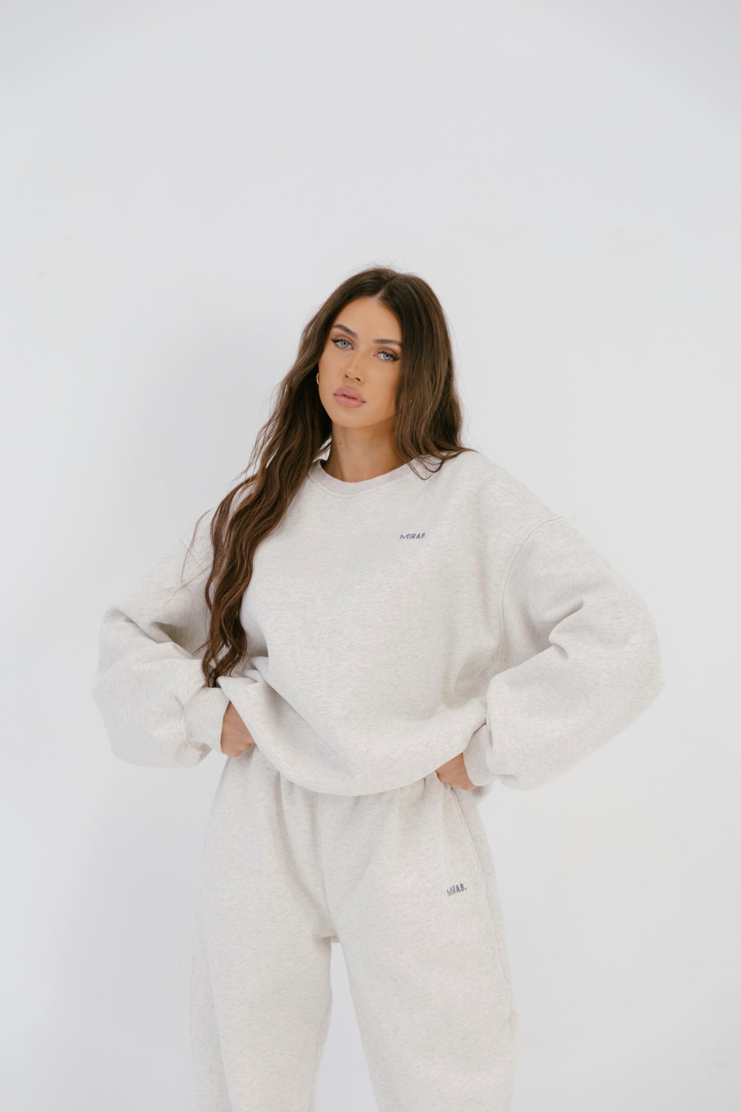 Oversized Sweater - Marle Grey